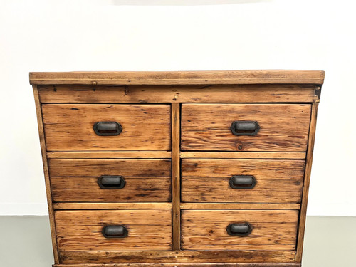 Small craft cabinet, 50's with drawers