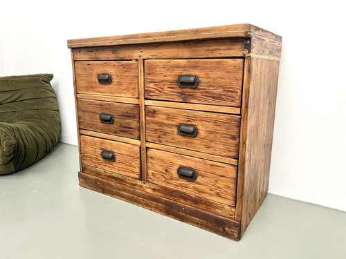 Small craft cabinet, 50's with drawers