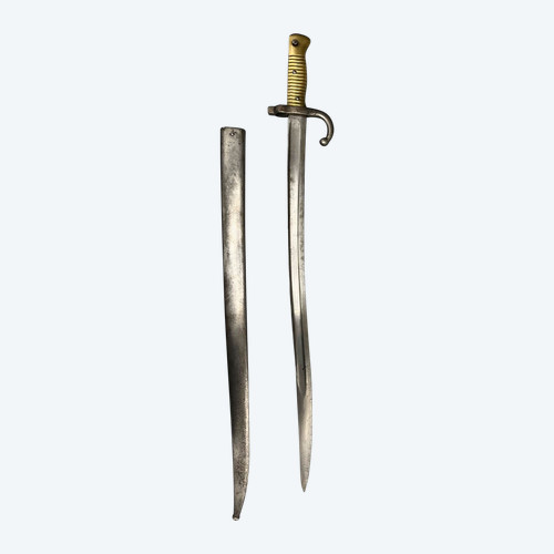 SABRE-BAÏONNETTE, modèle 1868 - Italie, Royaume du Piemont - XIXème siècle