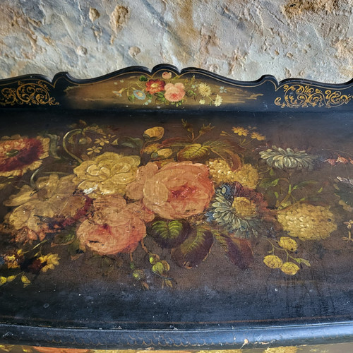 Shelf / Console in blackened wood, Napoleon III period