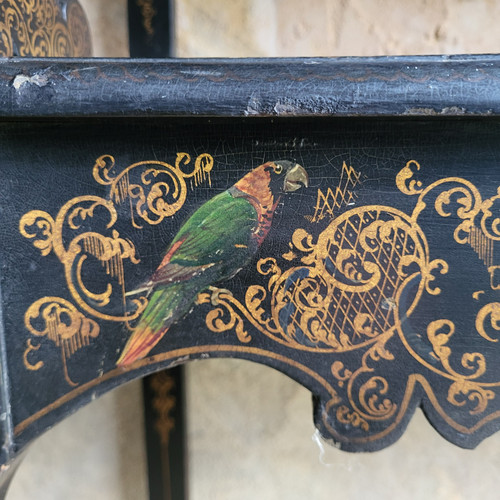 Shelf / Console in blackened wood, Napoleon III period