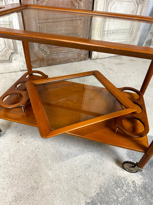 Vintage rolling table in the taste of cesare lacca