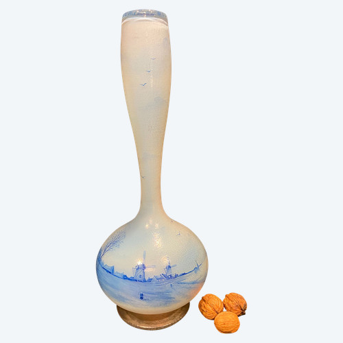 Grand vase signé Daum, 37 cm de haut