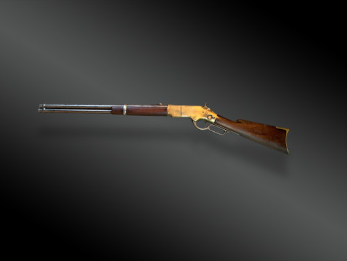 CARABINE DE SELLE WINCHESTER 1866 YELLOW BOY, Marquée Henry’s Patent Etats-Unis, XIXème siècle