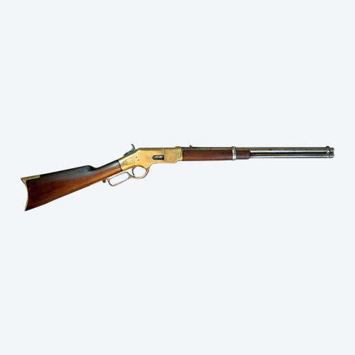 CARABINE DE SELLE WINCHESTER 1866 YELLOW BOY, Marquée Henry’s Patent Etats-Unis, XIXème siècle