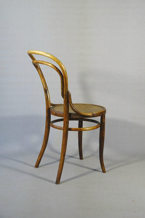 2 Chaises bistrot N°14 par FUCHS & FREUD- Bielitz-Austria vers 1890, no Thonet