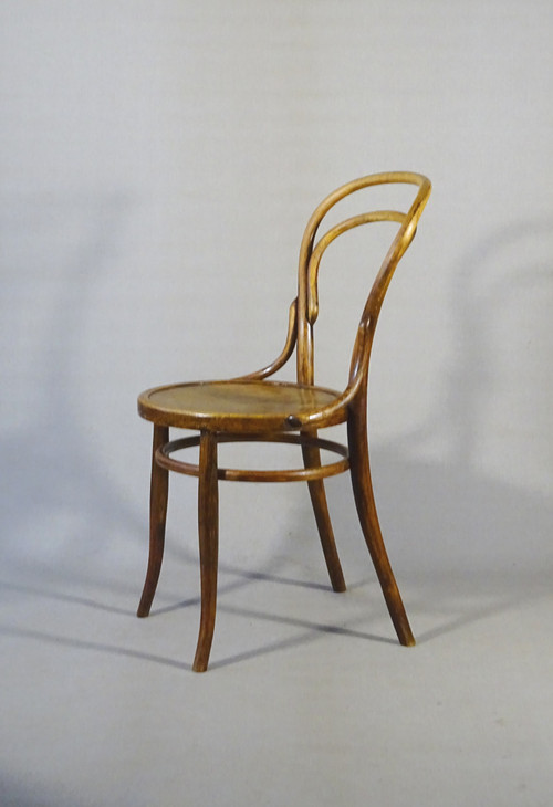 2 Chaises bistrot N°14 par FUCHS & FREUD- Bielitz-Austria vers 1890, no Thonet