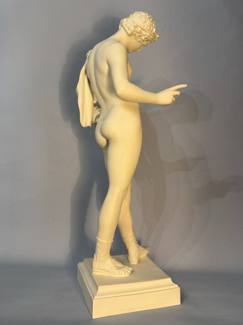 Gustavsberg Manufactory Narcissus of Pompeii or Dyonisos cookie sculpture.