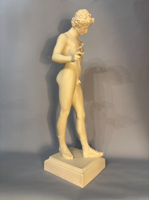 Gustavsberg Manufactory Narcissus of Pompeii or Dyonisos cookie sculpture.