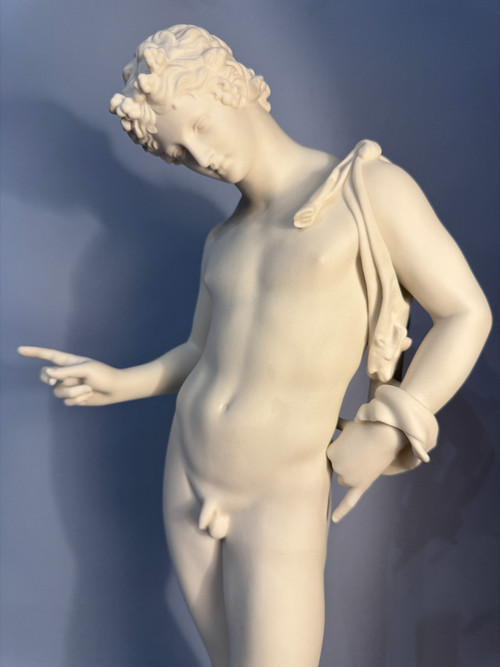 Gustavsberg Manufactory Narcissus of Pompeii or Dyonisos cookie sculpture.