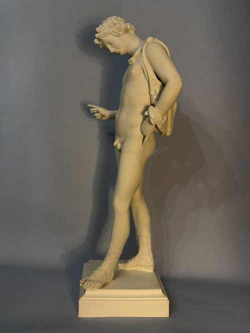 Gustavsberg Manufactory Narcissus of Pompeii or Dyonisos cookie sculpture.