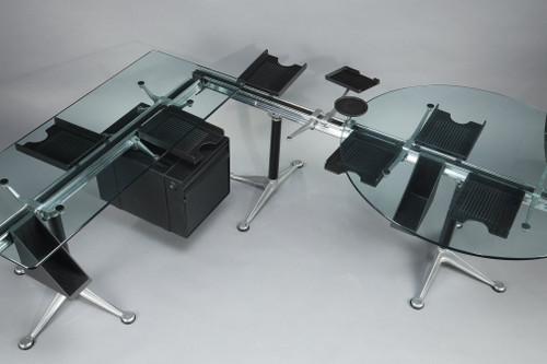 IMPORTANT DESK BY BRUCE BURDICK (1933-2021) FOR HERMAN MILLER EDITEUR