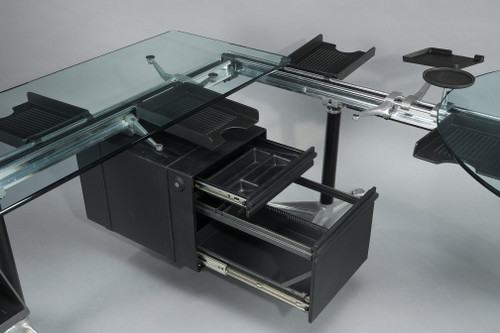 IMPORTANT DESK BY BRUCE BURDICK (1933-2021) FOR HERMAN MILLER EDITEUR