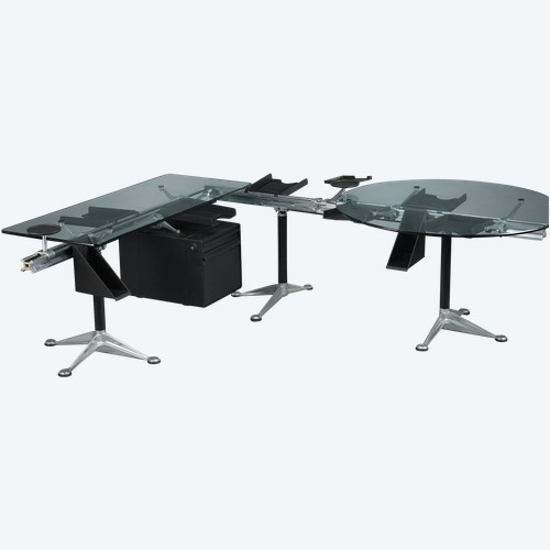 IMPORTANT DESK BY BRUCE BURDICK (1933-2021) FOR HERMAN MILLER EDITEUR