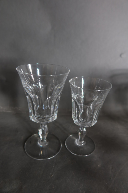 Baccarat crystal glasses 22 pieces