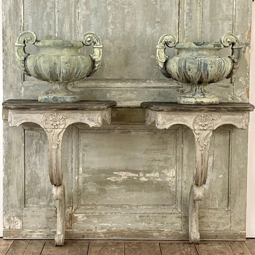 Pair of Louis XV period consoles