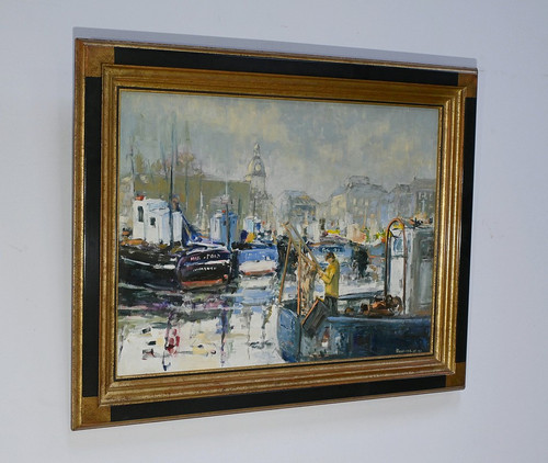 Öl auf Leinwand "Concarneau" von S. Blaszczyk - 1991