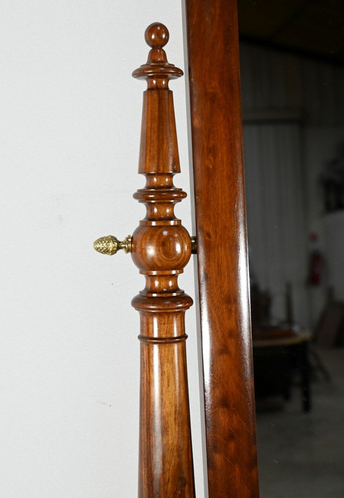 Mahogany Psyche mirror - Mid-19th century