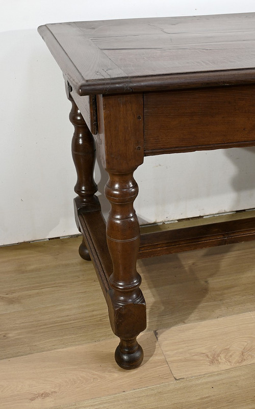 Oak Farmhouse Table, Louis XIV taste - Mid-19th century