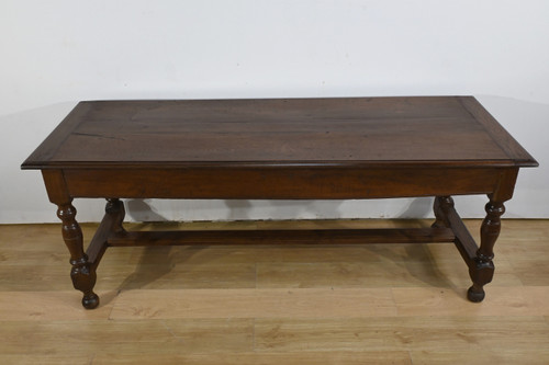 Oak Farmhouse Table, Louis XIV taste - Mid-19th century