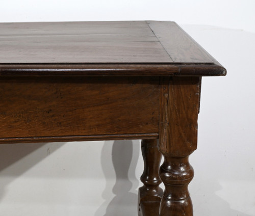 Oak Farmhouse Table, Louis XIV taste - Mid-19th century