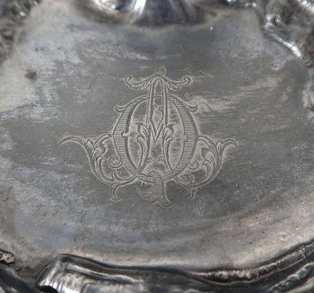  Pewter inkwell, art nouveau period – 1900