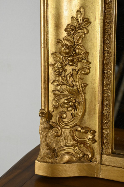 Important Gilded Leaf Mirror, Louis XIV style - Mid 19th century