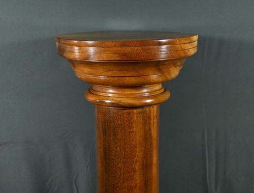 Walnut column, Art Deco - 1930