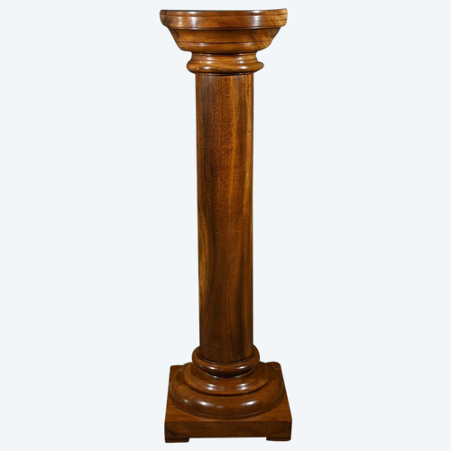 Walnut column, Art Deco - 1930