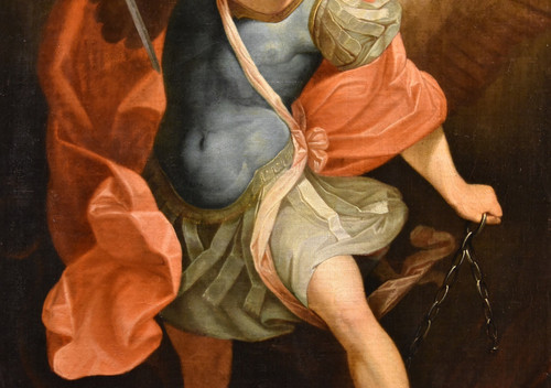 Saint Michael Archangel, Guido Reni (bologna 1575 - 1642) Workshop/follower Of