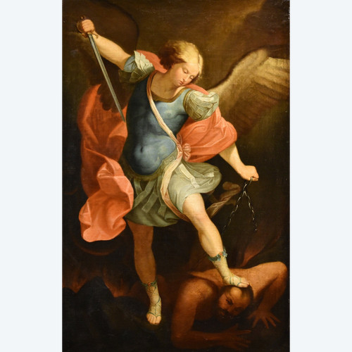 Saint Michael Archangel, Guido Reni (bologna 1575 - 1642) Workshop/follower Of