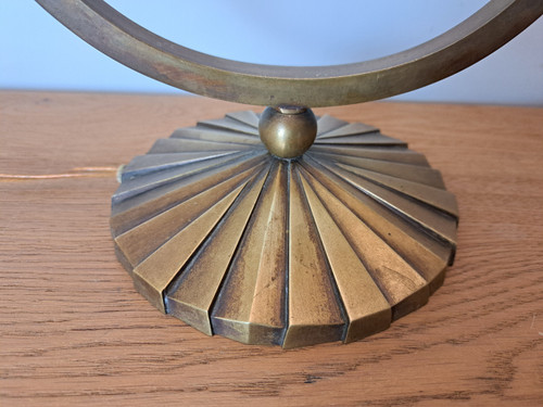 Coppia di lampade , Modernista , Bronzo , Art Deco , XX°.