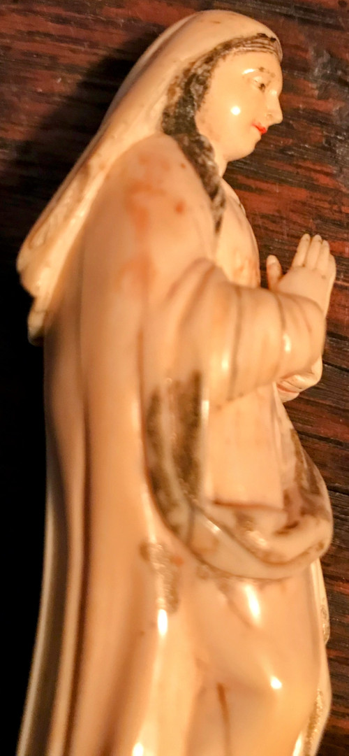 Virgin in ivory Goa 18th century