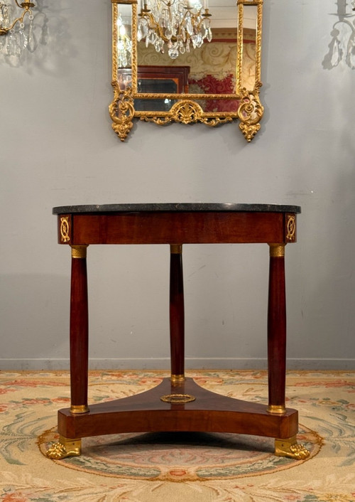 19th Century Empire Style Mahogany Gueridon