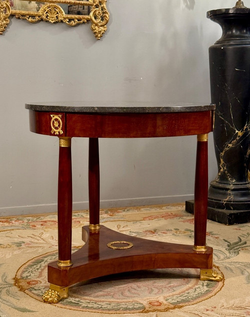 19th Century Empire Style Mahogany Gueridon