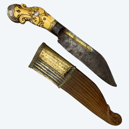 Pia-Kaeta DAGUE, with scabbard. Sri-Lanka, 18th century