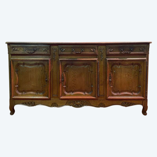 Louis XV style sideboard in solid oak