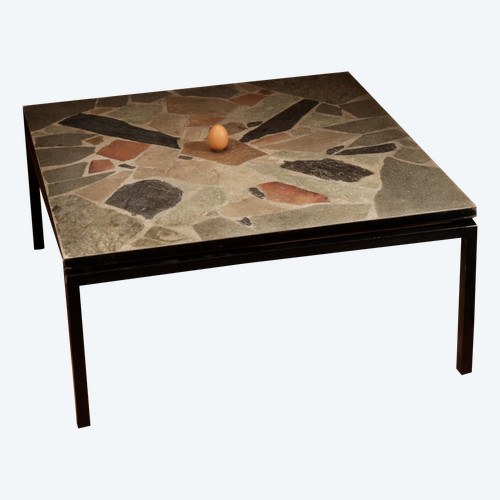 A Dutch Brutalist coffee table in the style of Paul Kingma Circa 1970-80