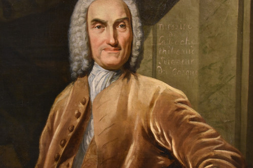 Thomas Hudson (devon 1701 - London 1799), Portrait Of A Notable In His Study