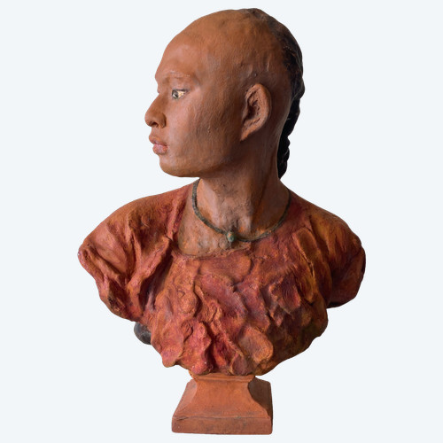 "Il cinese. Terracotta del XX secolo dopo J.B. Carpeaux.