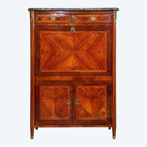 Louis XVI period inlaid secretaire circa 1780