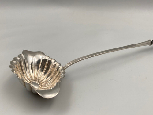 Silver dessert ladle PB Berthier Philippe Minerve Bigorne 19th century