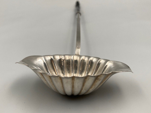 Silver dessert ladle PB Berthier Philippe Minerve Bigorne 19th century