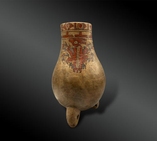 JAGUAR VASE - Guanacaste culture, Nicoya region, Costa Rica - 1,000 - 1,500 A.D.