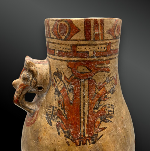 JAGUAR VASE - Guanacaste culture, Nicoya region, Costa Rica - 1,000 - 1,500 A.D.