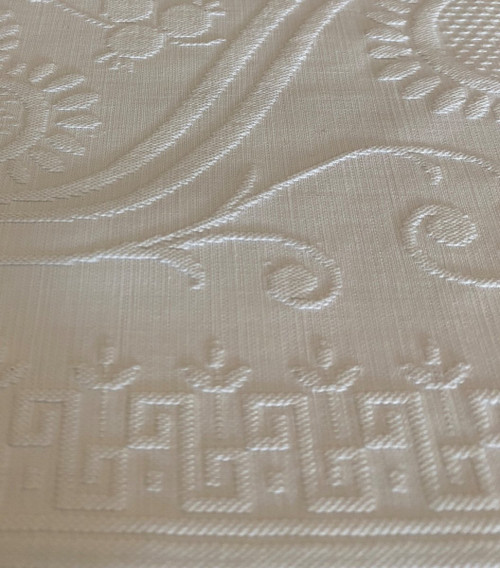 Monogrammed Cotton Wedding Blanket BC early XXth century