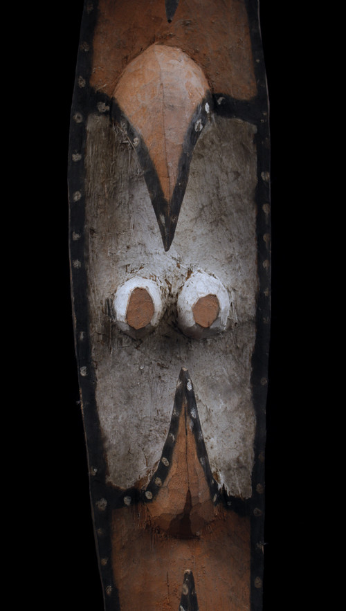 Garra-Maske, Hakenmaske, Stammeskunst, ozeanische Kunst, frühe Kunst, Papua-Neuguinea