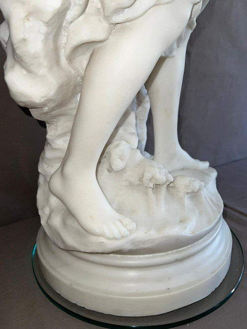 Very Fine Marble Mathurin Moreau (1822-1912)