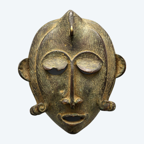 ANTHROPOMORPHE MASKE - Senufo-Kultur, Elfenbeinküste - 19. Jahrhundert oder früher