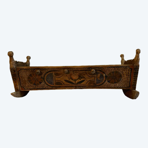 Painted cradle 1800s